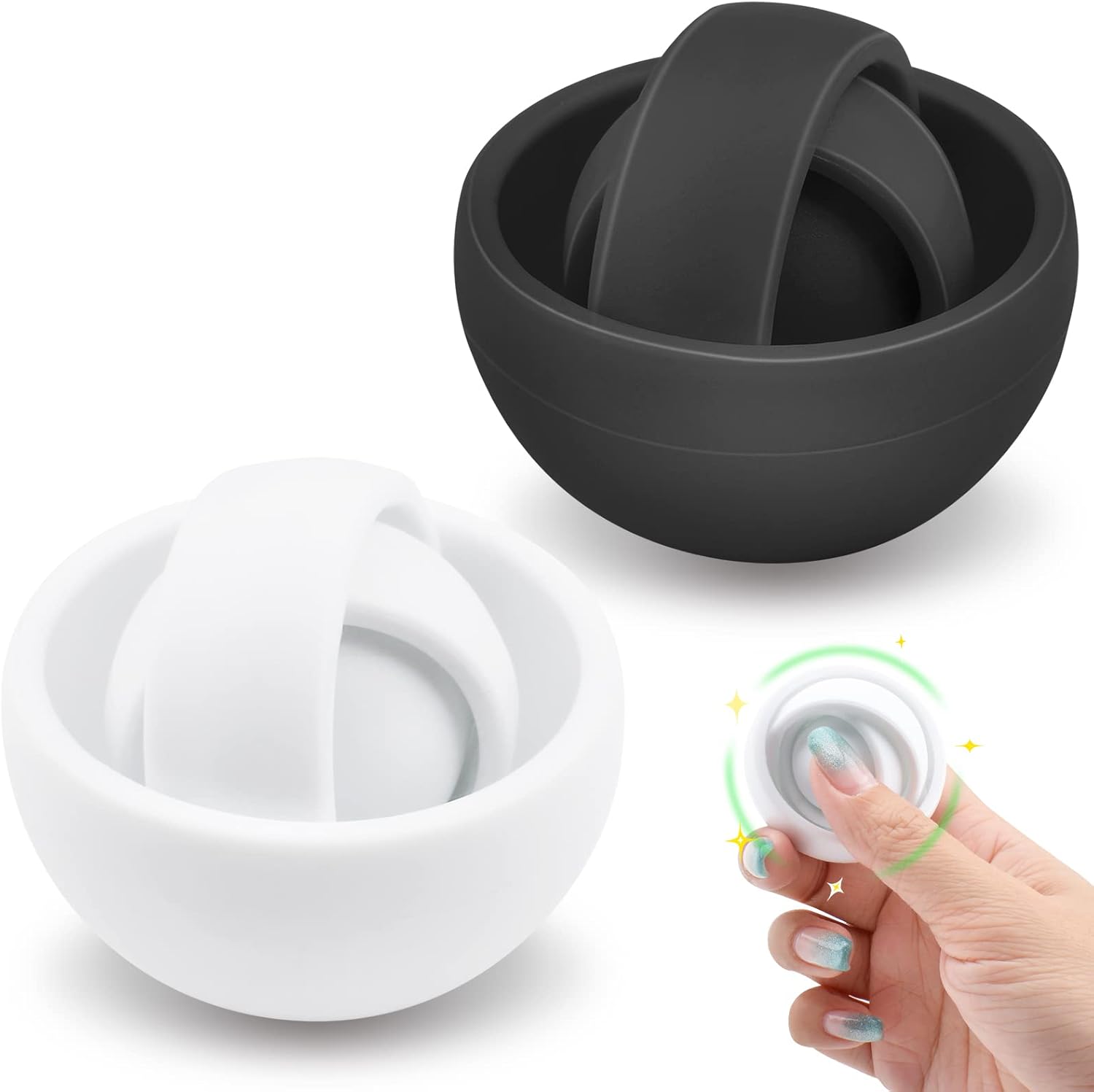 Fidget Toys for Adults, Autism Sensory Toys for Autistic Children Kids 8-12, Gift Ideas Desk Toy ADHD Stress Relief Fidget Spinner Party Favors Cool Gadgets for Men Boys