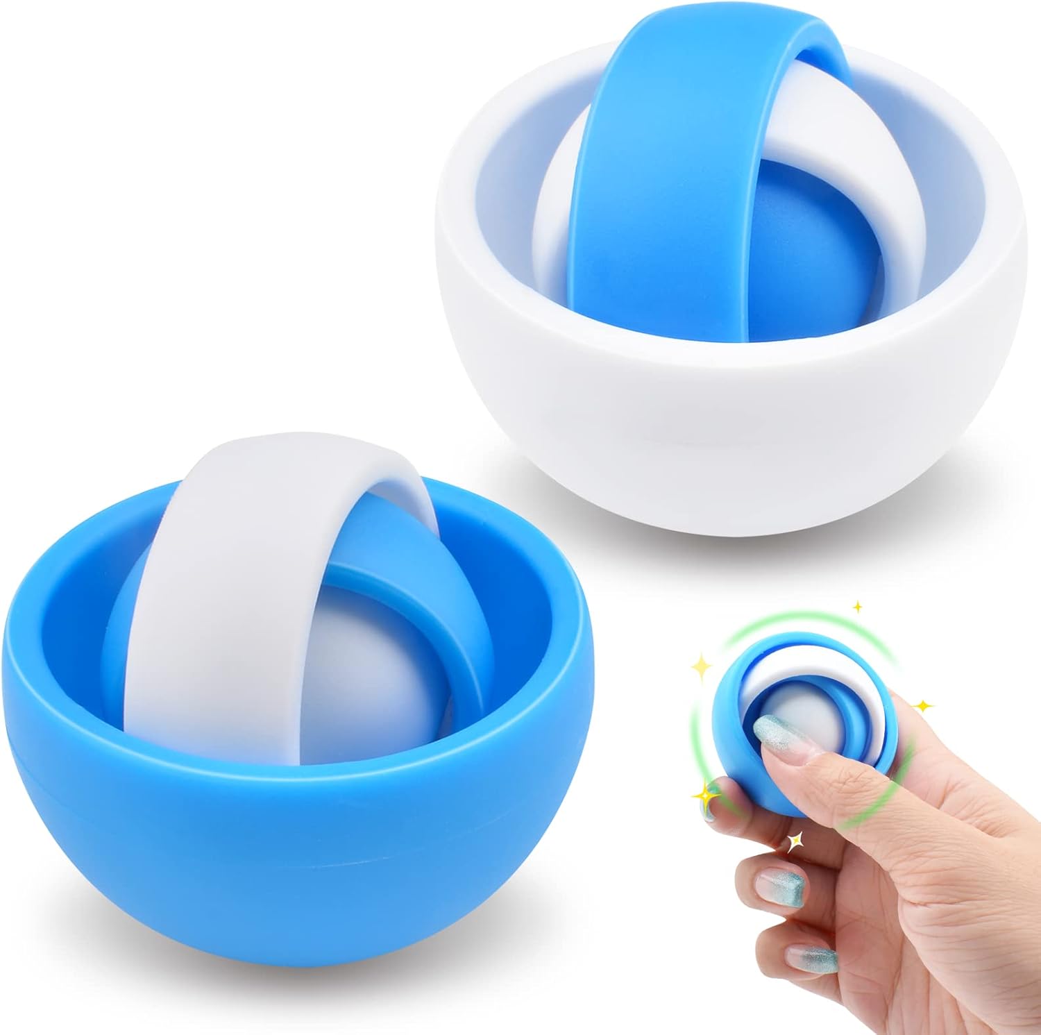 Fidget Toys for Adults, Autism Sensory Toys for Autistic Children Kids 8-12, Gift Ideas Desk Toy ADHD Stress Relief Fidget Spinner Party Favors Cool Gadgets for Men Boys