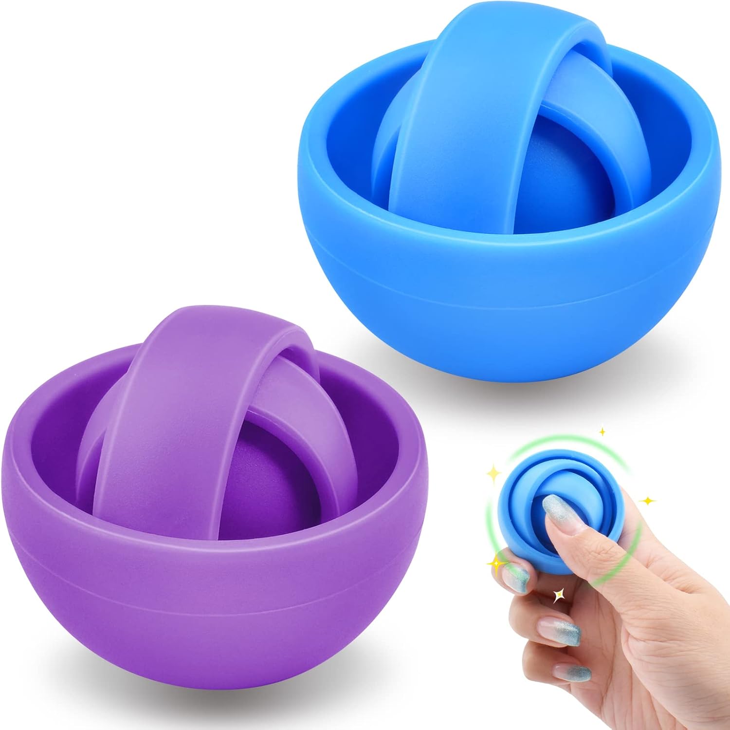 Fidget Toys for Adults, Autism Sensory Toys for Autistic Children Kids 8-12, Gift Ideas Desk Toy ADHD Stress Relief Fidget Spinner Party Favors Cool Gadgets for Men Boys