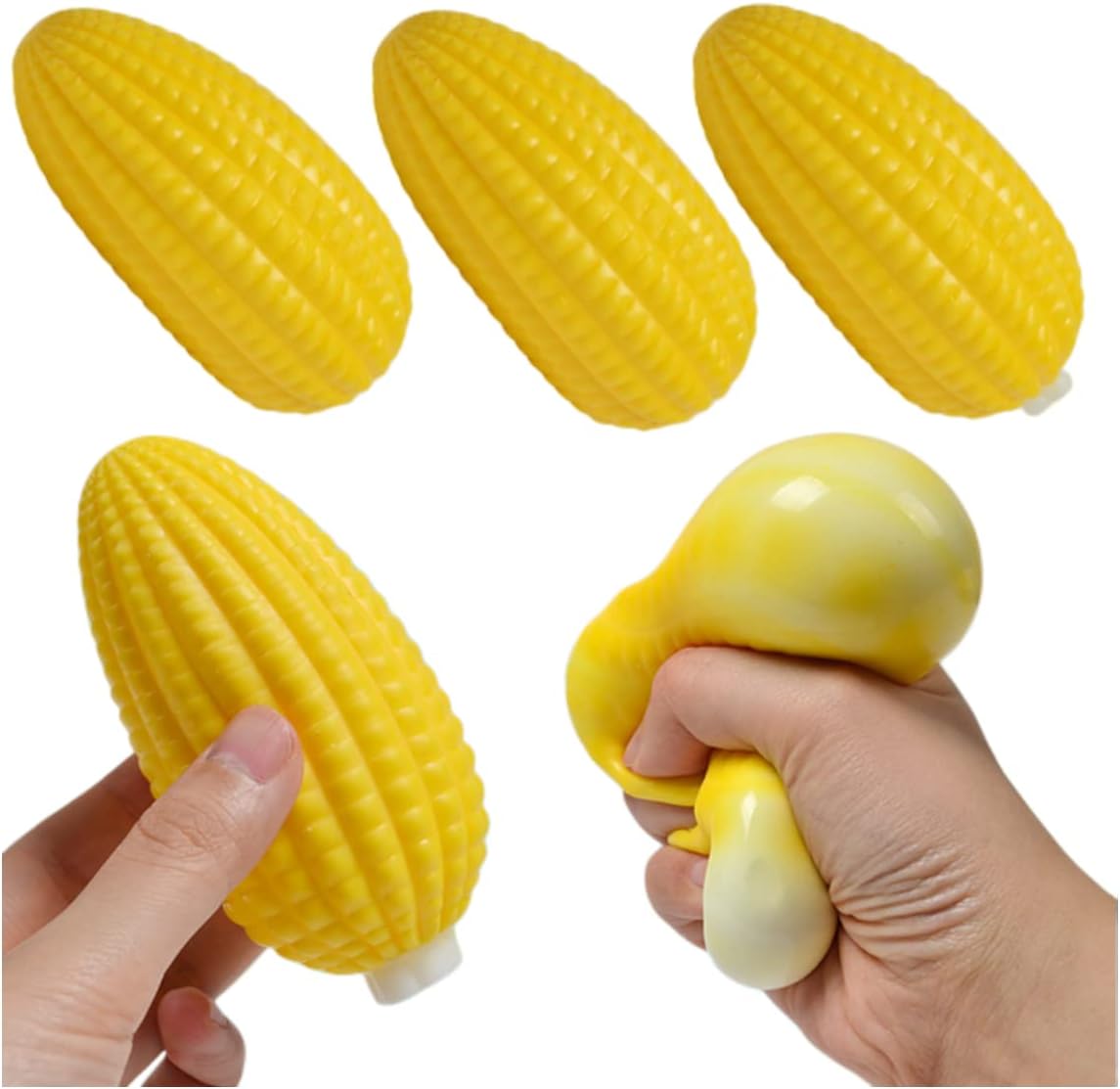 1Pcs Soft Fake Corn Stress Relief Toys Fingertips Sensory Toy Stress Relief Hand Muscle Exercise Toys