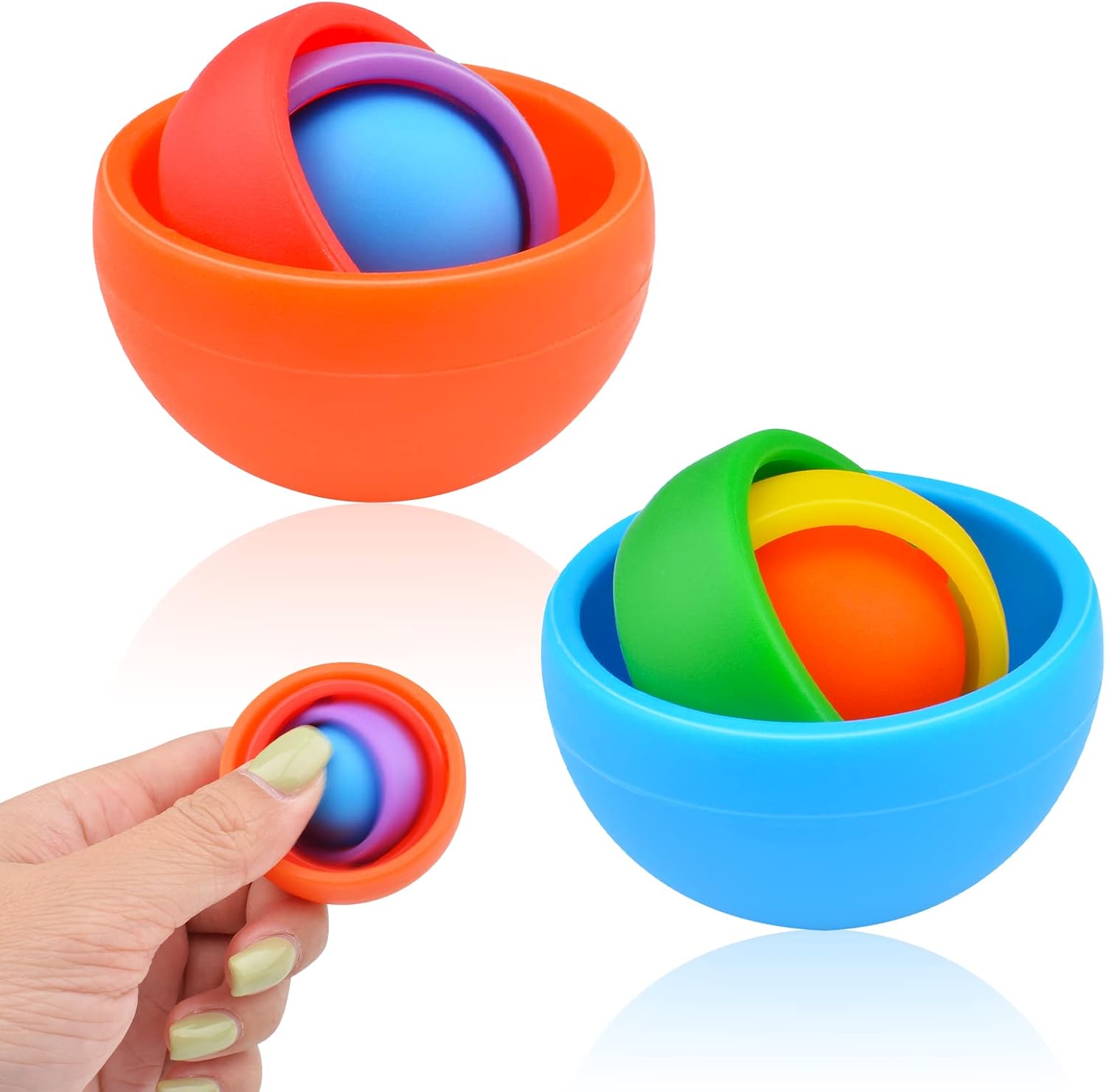 Fidget Toys for Adults, Autism Sensory Toys for Autistic Children Kids 8-12, Gift Ideas Desk Toy ADHD Stress Relief Fidget Spinner Party Favors Cool Gadgets for Men Boys
