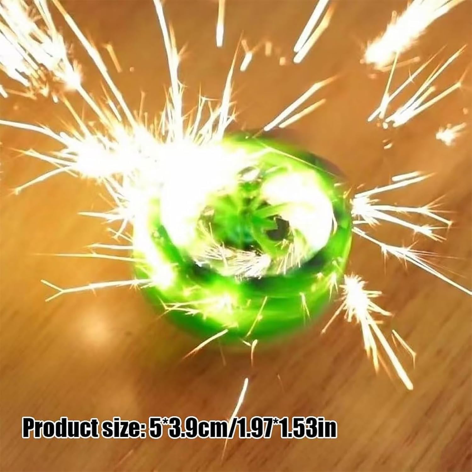 Fireworks Fingertip Gyro,Handheld Fireworks Gyroscope,Collision Sparks Light Up Spinning Top Toy,Creative Gyroscope Toy for Kids,Fidget Spinners for Adults, Cool Flashing Spinning Toys (6 PCS)