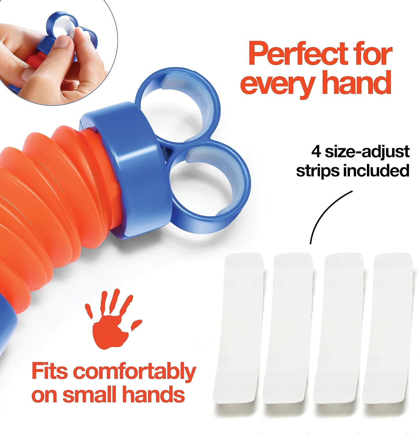 Finger Poppers Fidget Toy for Kids - Hand Exercisers Pop Tube Mini Fidget Toys - Sensory Toy for Girls and Boys - Finger Strengthener and Occupational Therapy Toy Stocking Stuffers - Pack of 2